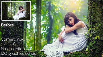 Photoshop tutorial camera raw & nik collection 2017