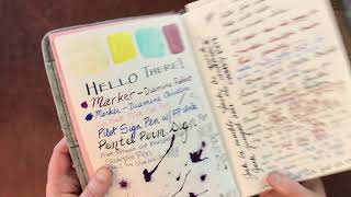 Initial Testing and Thoughts on Cosmo Air Light Fountain Pen Friendly Paper