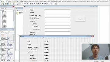 Tutorial membuat biodata KTP|Borland Delphi 7