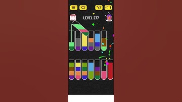Water sort puzzle level 277