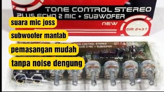 Cara Pasang Tune Control Plus Mic Echo Subwoofer | Review dan Cek Sound