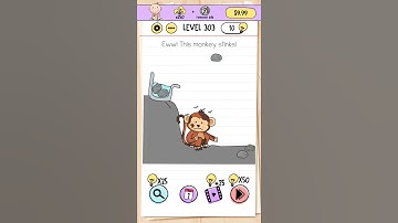 Brain test Eww! this monkey stinks! level 303