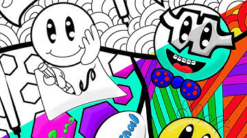 SUPER Bright Journal Emoji Time Lapse Drawing | Digital Speed Drawing in Illustrator and Photoshop