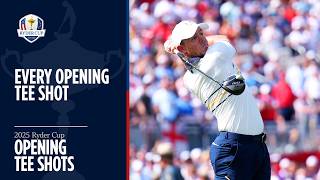 Every Opening Tee Shot | 2025 Ryder Cup