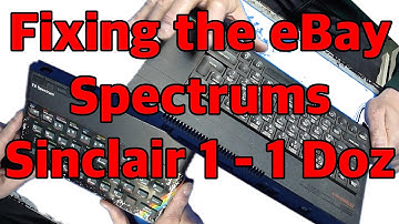 Fixing up the eBay Spectrums (or not)