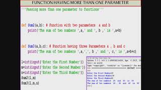 PARAMETERS IN FUNCTION PART III #4