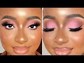 How to create the soft pink eyeshadow simple tricks