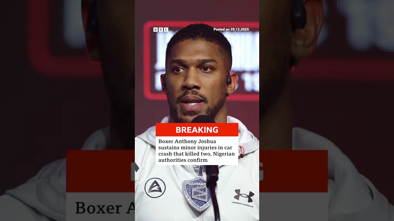Boxer Anthony Joshua injured in fatal Nigeria car crash. #AnthonyJoshua #Nigeria #BBCNews