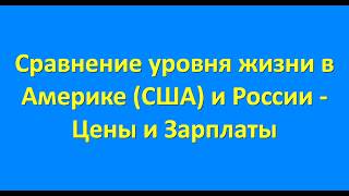 Стоимость жизни в США и России - зарплаты и цены  в Нью-Йорке и Москве