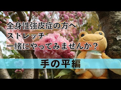 全身性強皮症ストレッチ「手の平編」