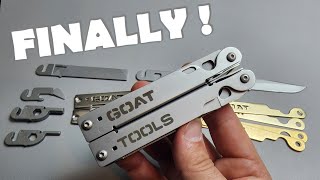 🛠Modular multitools are the future. (First look at the GOAT Tool)