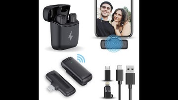 MAK Wireless Mic With Charging Case & 3 Level Noise Reduction Modes | MK-13 Microphone