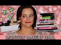 MONTHLY MAKEUP HAUL | concealer and palettes and lipstick, oh my!