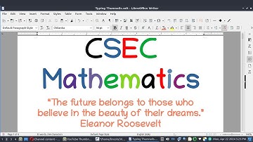 May 2022 Question 9 a CSEC Mathematics Past Paper Solution