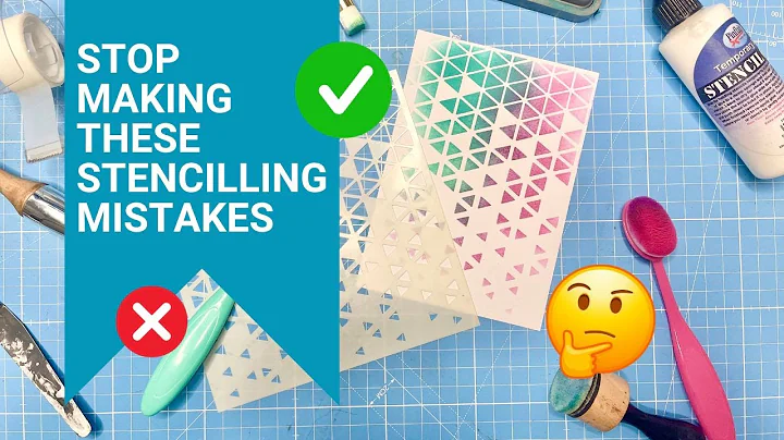 5 Common STENCILLING MISTAKES & How to Fix Them