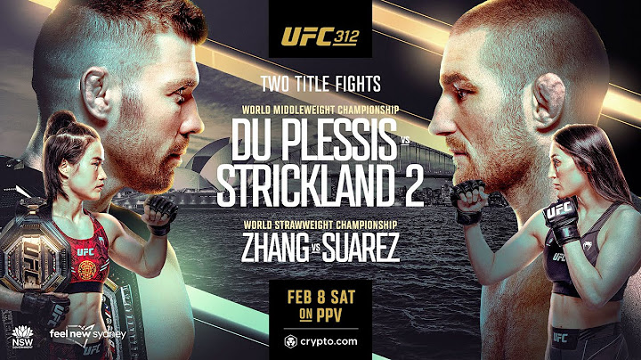 UFC 312 Dricus du Plessis vs Sean Strickland 2 Full fight