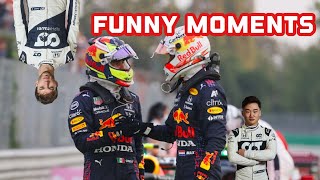 Max Verstappen & Checo Pérez FUNNY MOMENTS ft Pierre Gasly and Yuki Tsunoda (Yosoydiegoolg)