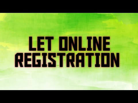 LET ONLINE REGISTRATION | paano mag online registration  sa prc leris prc online registration