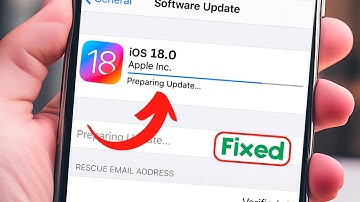 iOS 18 stuck on Preparing update | iOS 18 Beta Preparing for update problem Fixed | IOS 18
