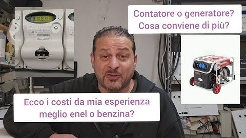 ENEL O GENERATORE? ecco quanto costa il kWh