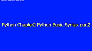 Famous Python Chapter2 Python Basic Syntax part2 Net Worth