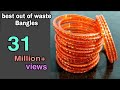 DIY Best out of waste/old Bangles : Best out of waste idea: cool craft idea
