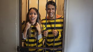 ON EST PRISONNIER AVEC MA SOEUR ! (escape game géant) screenshot 2