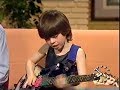 Shredding on live tv when i was kid