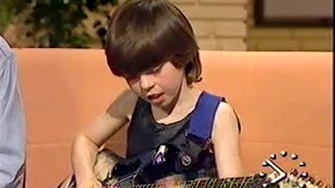 Shredding on LIVE TV when I was kid!!!