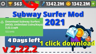 Subway surfers mod apk || subway surfer unlimited money and keys ||🔥🔥😱|| screenshot 5