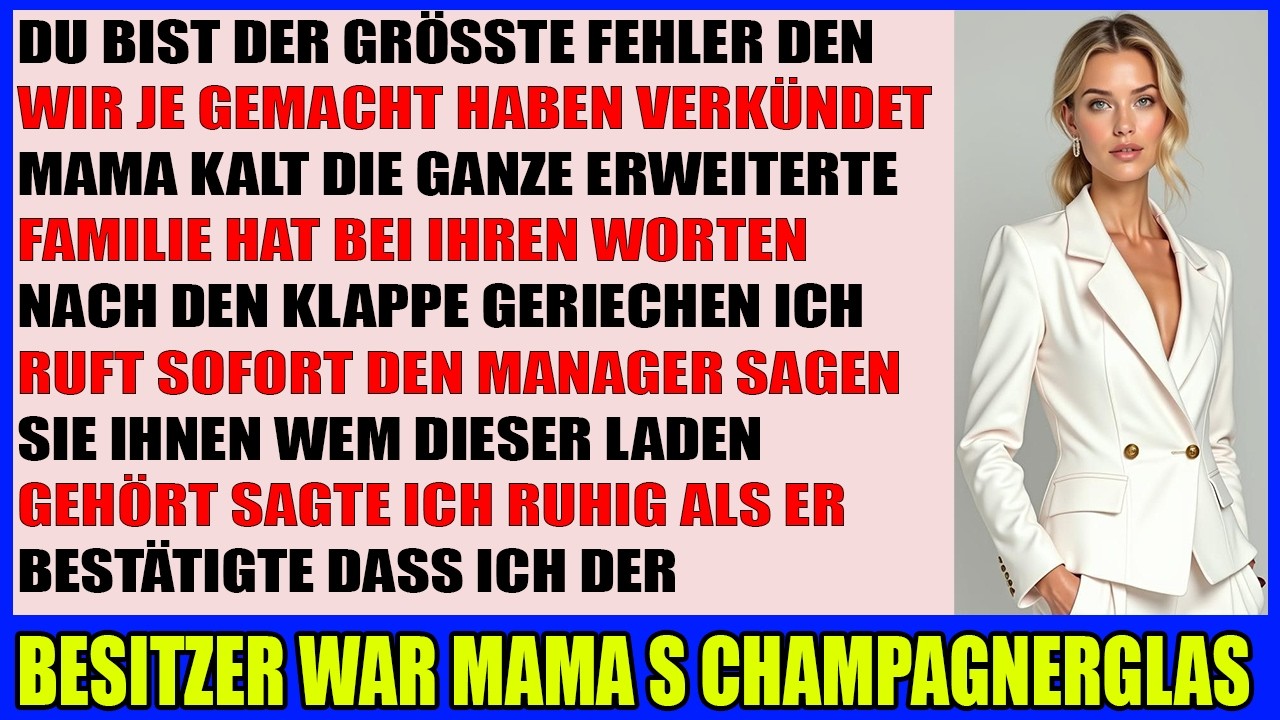 Bei der Jubiläumsfeier nannten mich meine Eltern ihren größten Fehler  bis ich enthüllte wem das