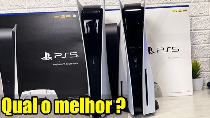 Qual é a diferença entre PS5 e PS5 Digital Edition?