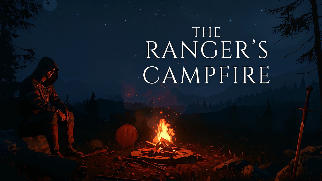 The Ranger's Campfire | Medieval Fantasy Ambient Music for Relaxation, Reading & Rest