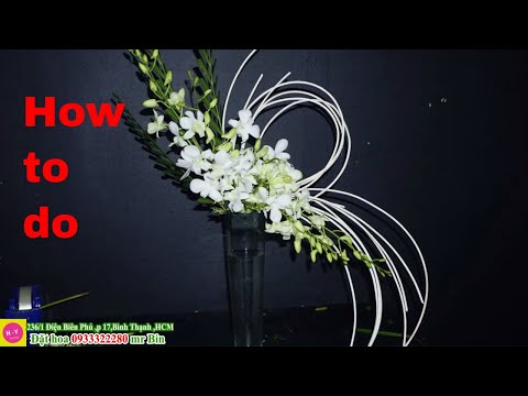 How to arrange altar flowers |White Orchid flower arrangement |EP ...