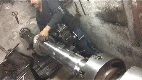 How to make spindle part of lathe machine hi class lathe machine #technology #hardwork