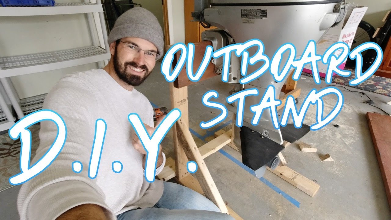 EASY! DIY Outboard Motor Stand