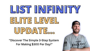 Make $300 Per Day With List Infinity Building An Email List | New Elite Level Update