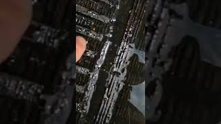 Gold in the silicone sluice mat