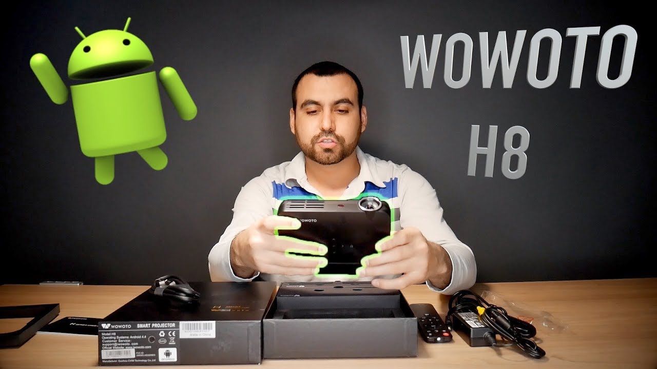 QUE? Un proyector con ANDROID de $400 wowoto H8 😱 ✓ - YouTube