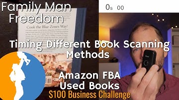Amazon FBA Used Books Timing Different Book Scanning Methods