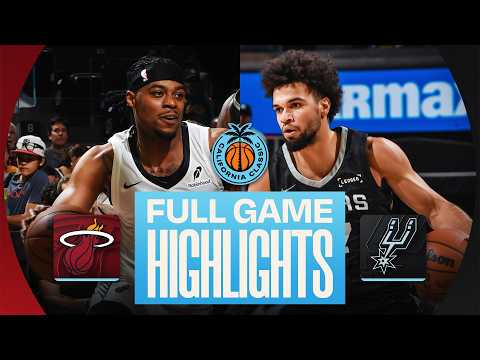 HEAT vs SPURS | CALIFORNIA CLASSIC | FULL GAME HIGHLIGHTS | July 3, 2026