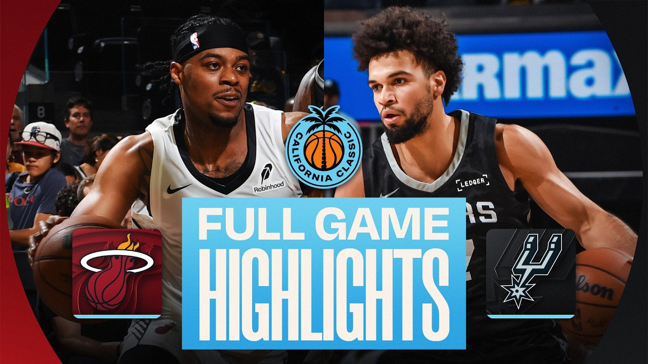 HEAT vs SPURS | CALIFORNIA CLASSIC | FULL GAME HIGHLIGHTS | July 3, 2026
