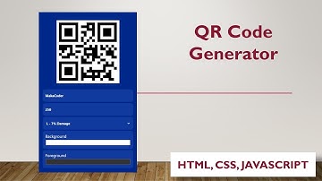 ASMR Programming - Create QR Codes Using HTML, CSS, and JavaScript