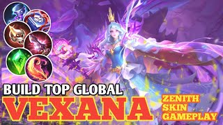 New Skin Vexana Twisted Fairy Tale - Zenith Gameplay ! with Build Top 1 Global Vexana