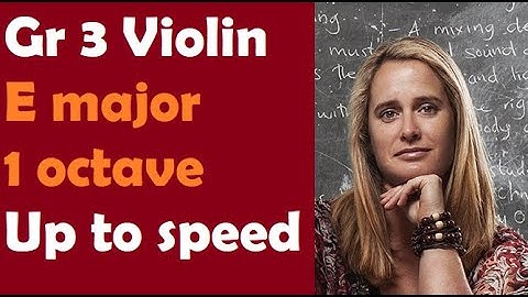 How to play E major scale and arpeggio 1 octave – Step 5 (up to speed)