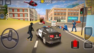 new police car chase cop drive gaming play video - car accident Android gameplays) screenshot 4