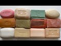 ASMR cutting dry vintage soap