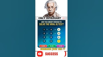 IQ level questions? #iqtest #method
