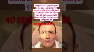Mahmut Tuncer 63 Yaşindayim Ama Görenler 40 Yaşinda Di̇yor Mevlam Bana Öyle Bi̇e Zeka Vermi̇şki̇ Bunu..