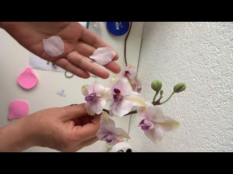 Орхидеи из холодного фарфора как сделать поэтапно своими руками
